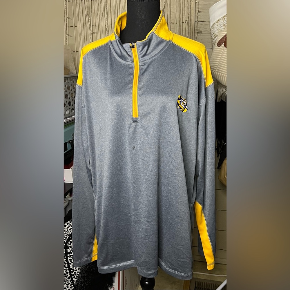 COPY - LSU men’s long sleeve 1/4 zip